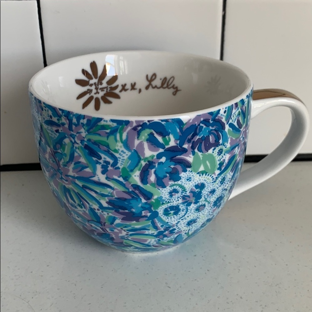 Lily Pulitzer coffee cups - set of 2